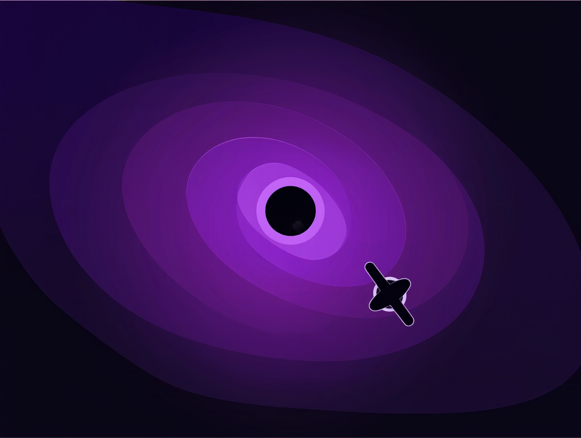 Ilustración sobre los agujeros negros errantes y el origen de las galaxias