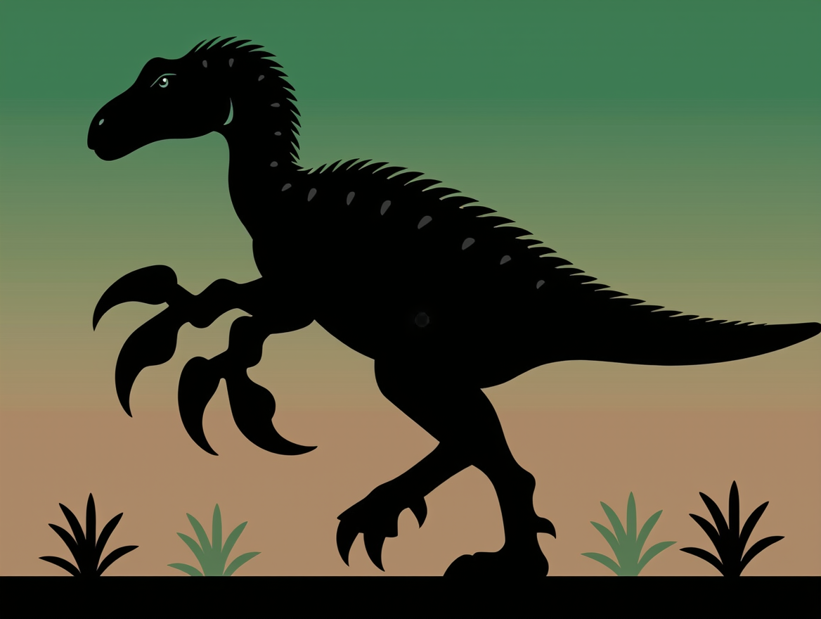 Ilustración sobre el dinosaurio bípedo con enormes garras descubierto en China