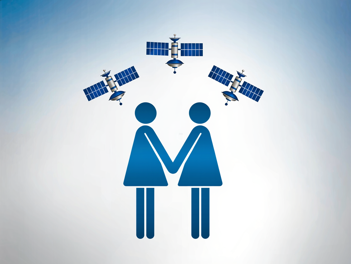 Ilustración sobre el récord de participación en las Jornadas de la Industria Espacial de la ESA
